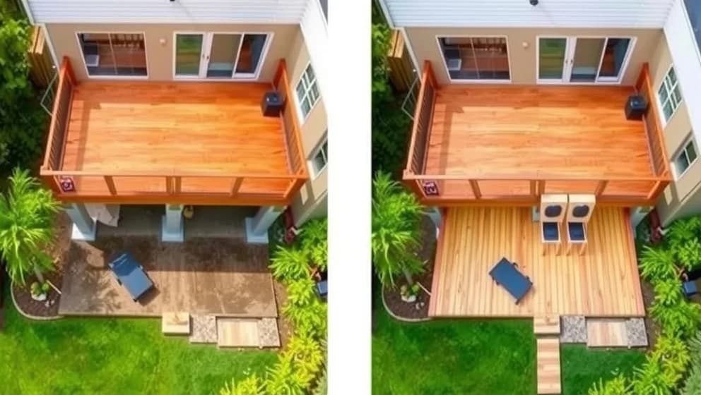 Vilken altan är bäst, på plintar eller på mark